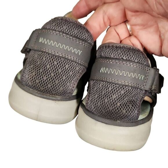 Dr Scholl's Women's Gray Close Toe Cruising Fisherman Sport Sandals Size 10 - Picture 5 of 10